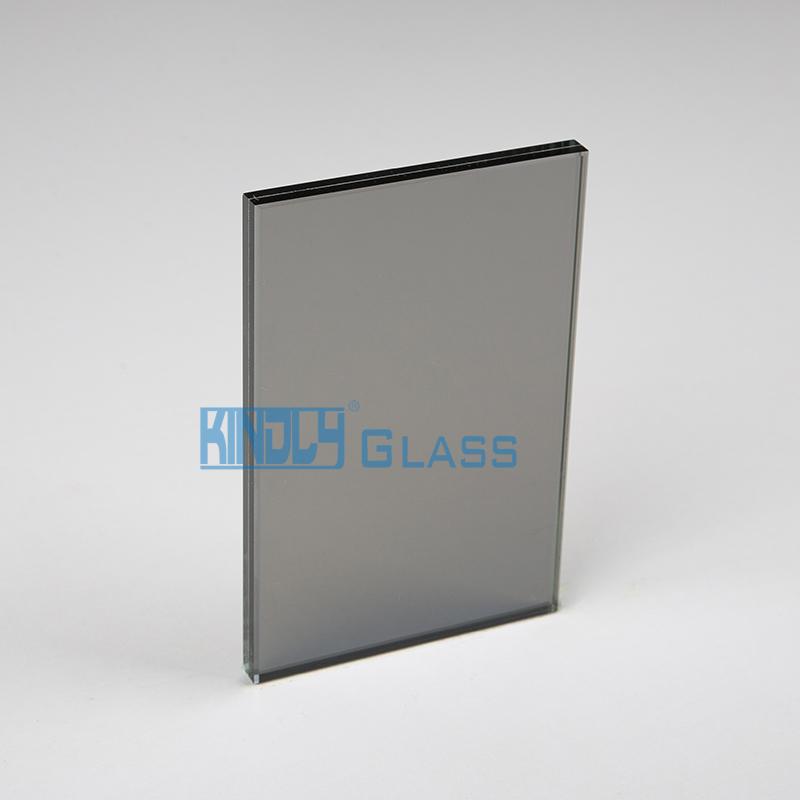 55.1 Dark Grey Ref. Clear Laminated Glass 